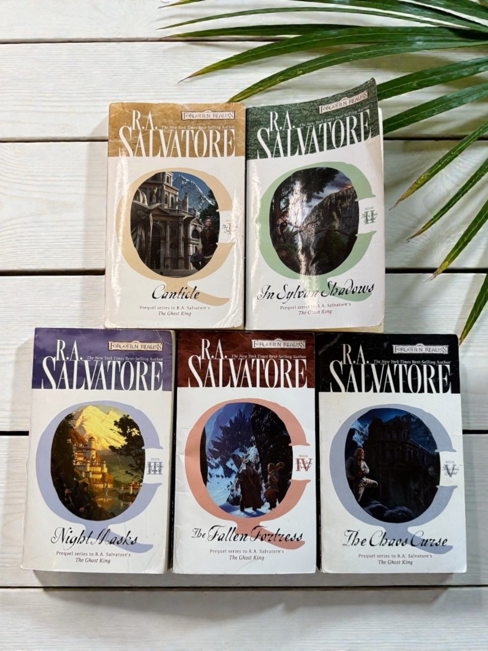 R.A. Salvatore Cleric Quintet Complete Paperback Set Forgotten Realms Lot